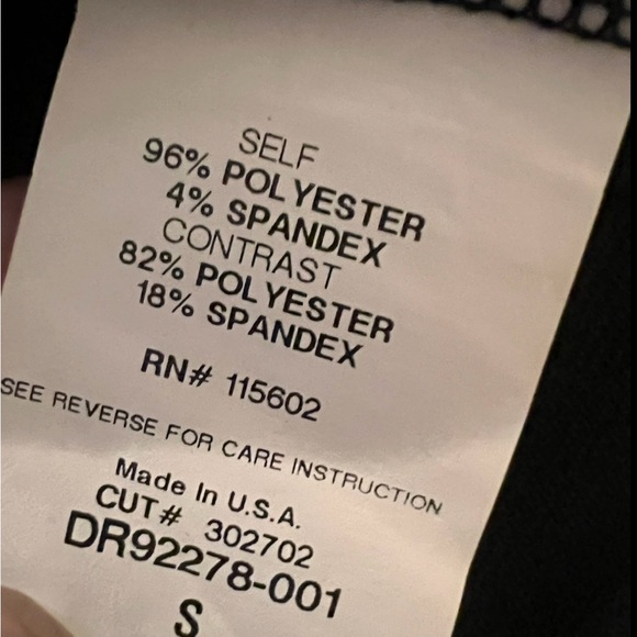 Lush Black Mesh Panel Cutout Back Mini Dress NWOT S - Picture 7 of 7